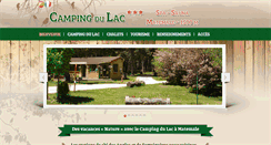 Desktop Screenshot of camping-lac-matemale.com